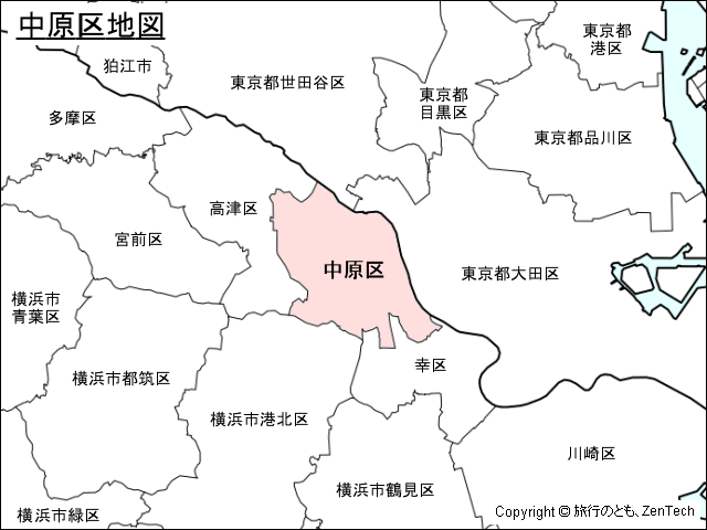 中原区地図