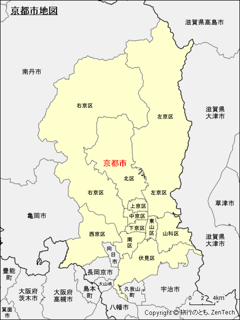 京都市地図