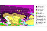 カザフスタン気候区分地図