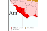 リベリア気候区分地図
