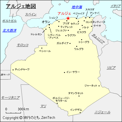 アルジェ地図