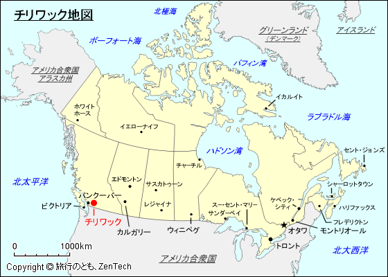 チリワック地図
