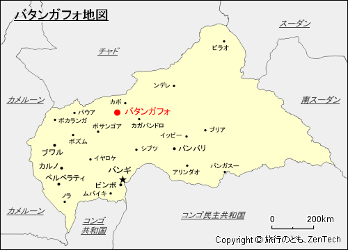 バタンガフォ地図