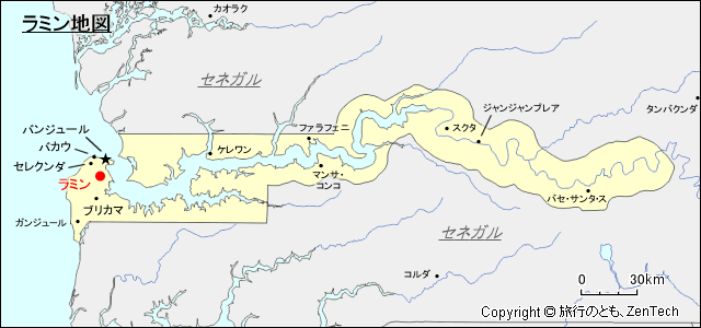 ラミン地図