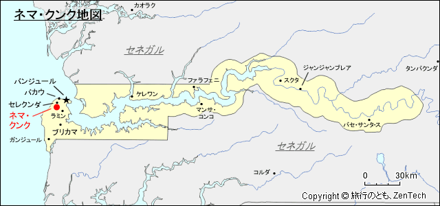 ネマ・クンク地図