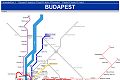 ブダペスト地下鉄地図
