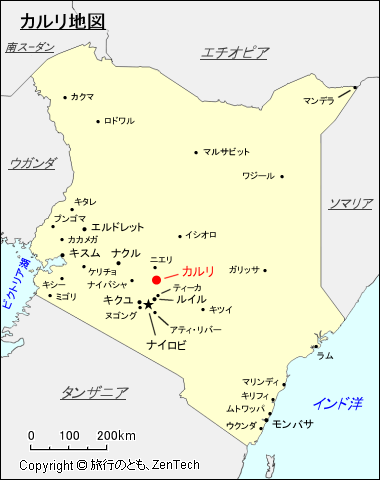 カルリ地図