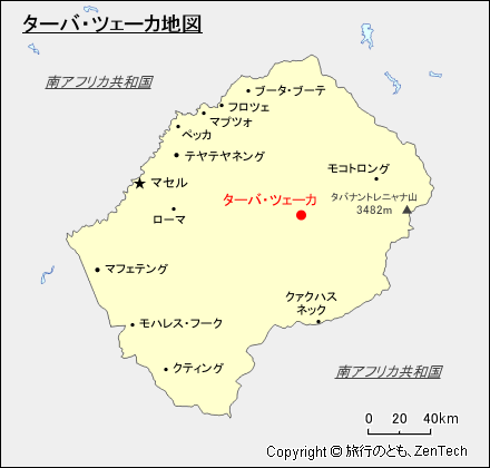 ターバ・ツェーカ地図