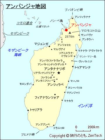 アンバンジャ地図