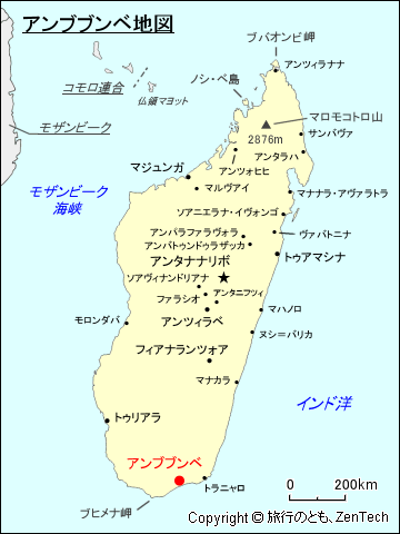 アンブブンベ地図