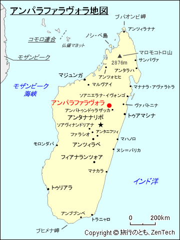 アンパラファラヴォラ地図