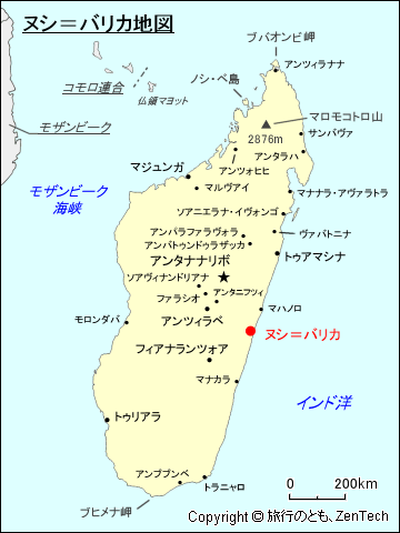 ヌシ＝バリカ地図