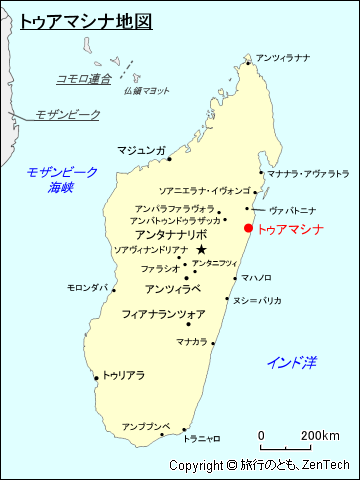 トゥアマシナ地図