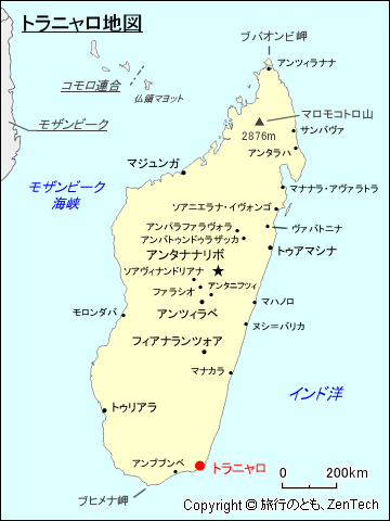 トラニャロ地図