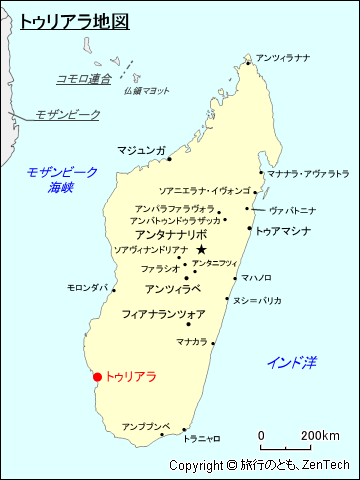 トゥリアラ地図