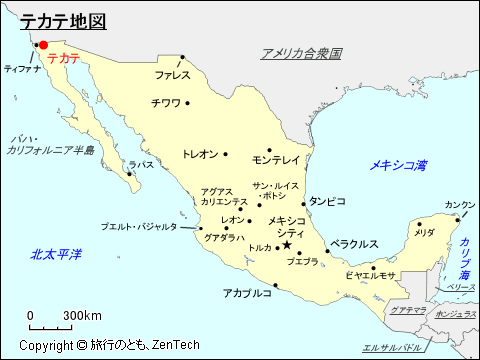 テカテ地図
