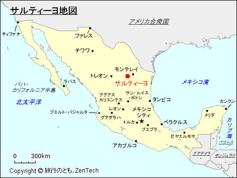 サルティーヨ地図