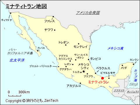 ミナティトラン地図