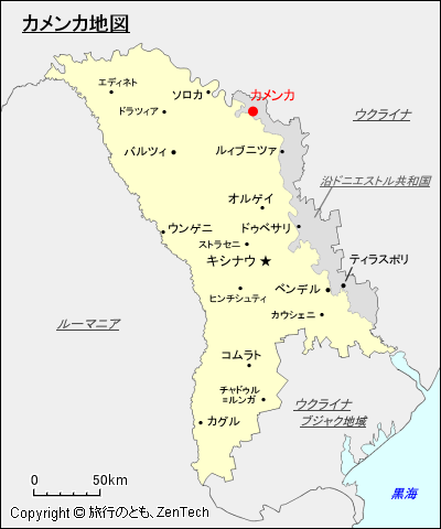 カメンカ地図