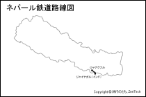 ネパール鉄道地図