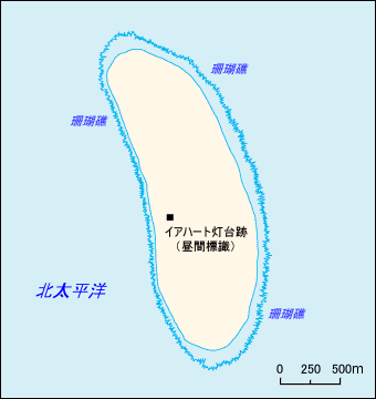 ハウランド島地図