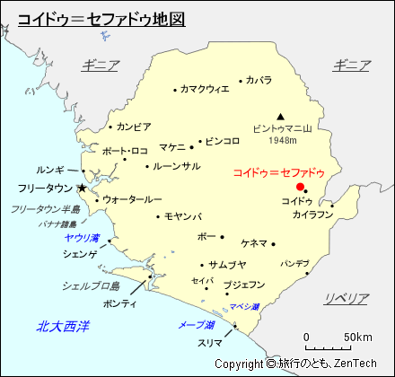 コイドゥ＝セファドゥ地図