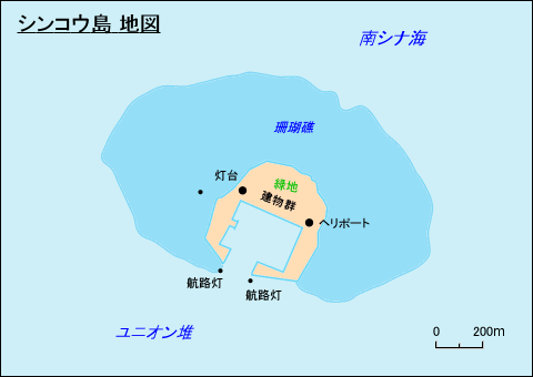 シンコウ島地図 シンコウ島地図