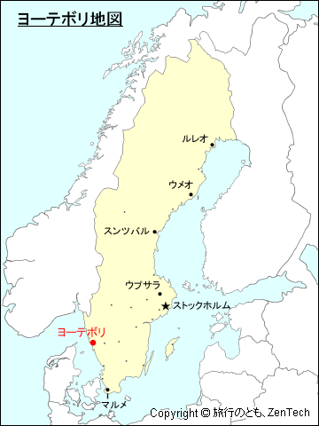 ヨーテボリ地図
