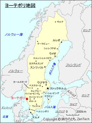 ヨーテボリ地図
