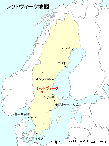 レットヴィーク地図