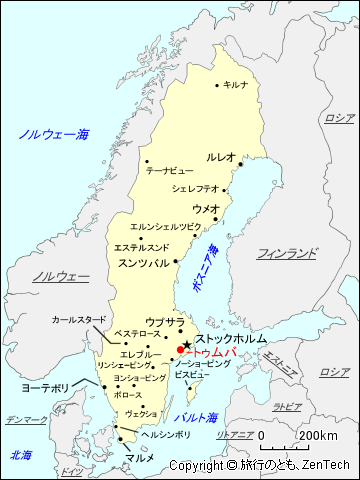 トゥムバ地図
