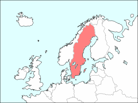 北ヨーロッパにおけるスウェーデンの位置