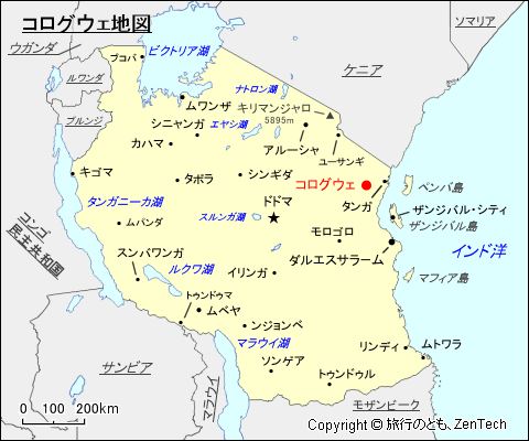コログウェ地図