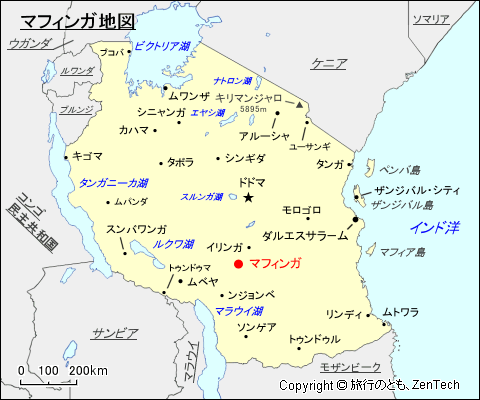 マフィンガ地図