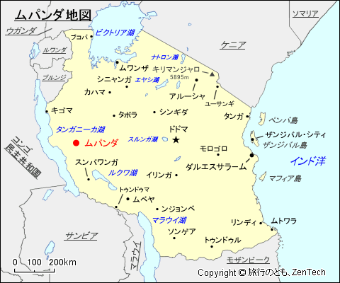 ムパンダ地図