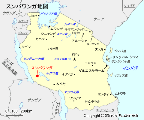 スンバワンガ地図