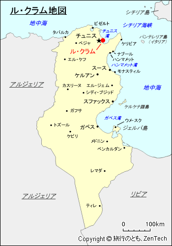 ル・クラム地図