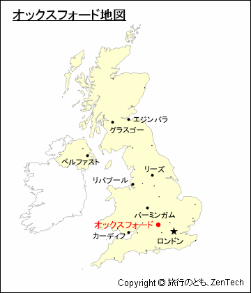 イギリスにおけるオックスフォード地図