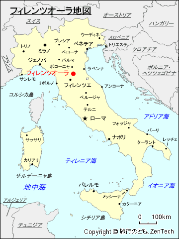 フィレンツオーラ地図