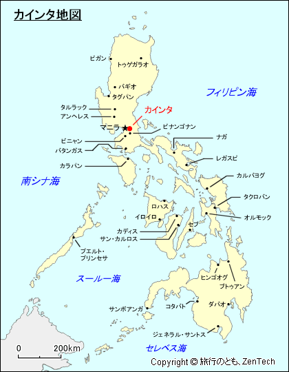 カインタ地図