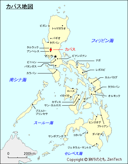 カパス地図