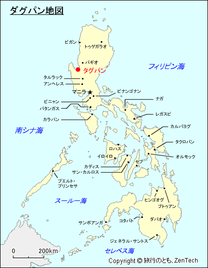 ダグパン地図