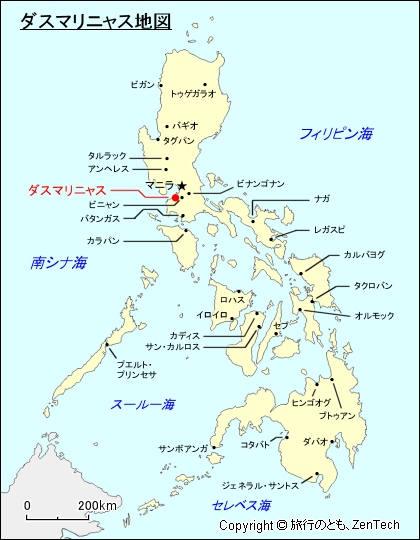 ダスマリニャス地図