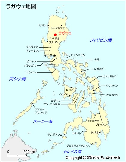 ラガウェ地図