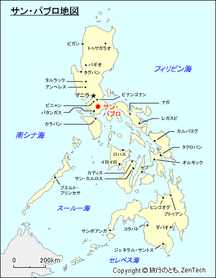 サン・パブロ地図