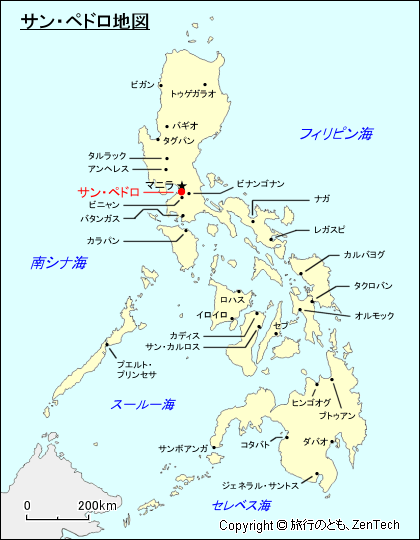 サン・ペドロ地図