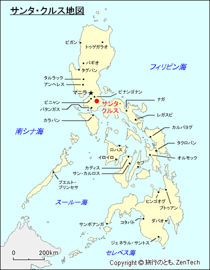 サンタ・クルス地図