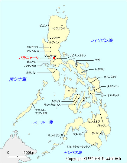 パラニャーケ地図