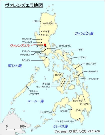 ヴァレンズエラ地図