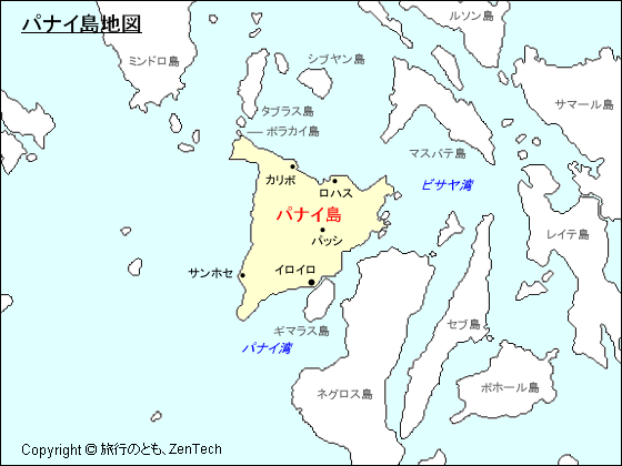 パナイ島地図